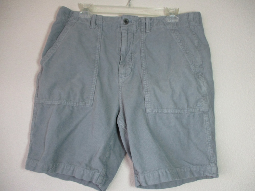 Outerknown Shorts Men 34 Seventyseven Cord Utility Gray Corduroy Organic Cotton
